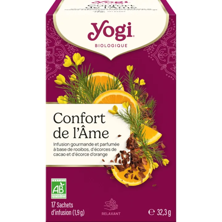 Yogi Tea Confort de l'Âme Tisane 17 Sachets