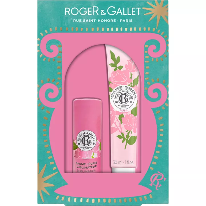 Roger&Gallet Set di balsamo per labbra e crema per le mani