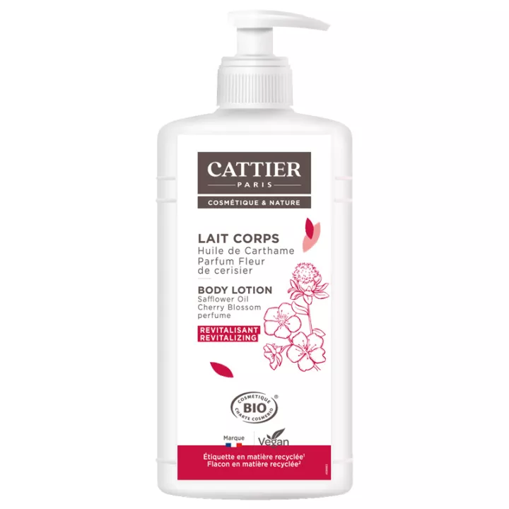 Cattier Revitalizing Body Lotion Safflower Oil Cherry 500 ml