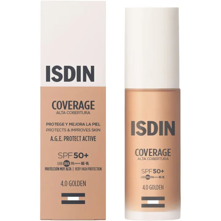 Base de maquillaje Isdin Cobertura SPF50+ 30 ml