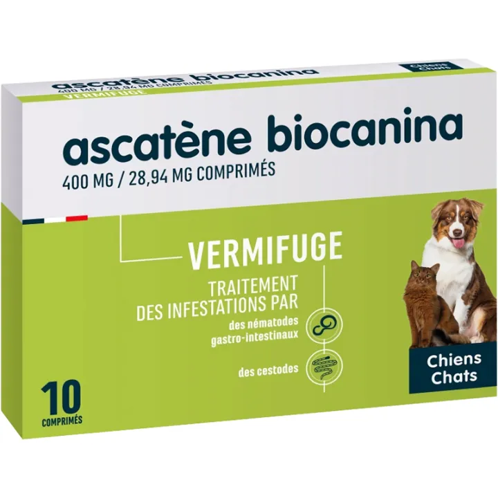 Biocanina Ascatène Dog and Cat 10 tablets