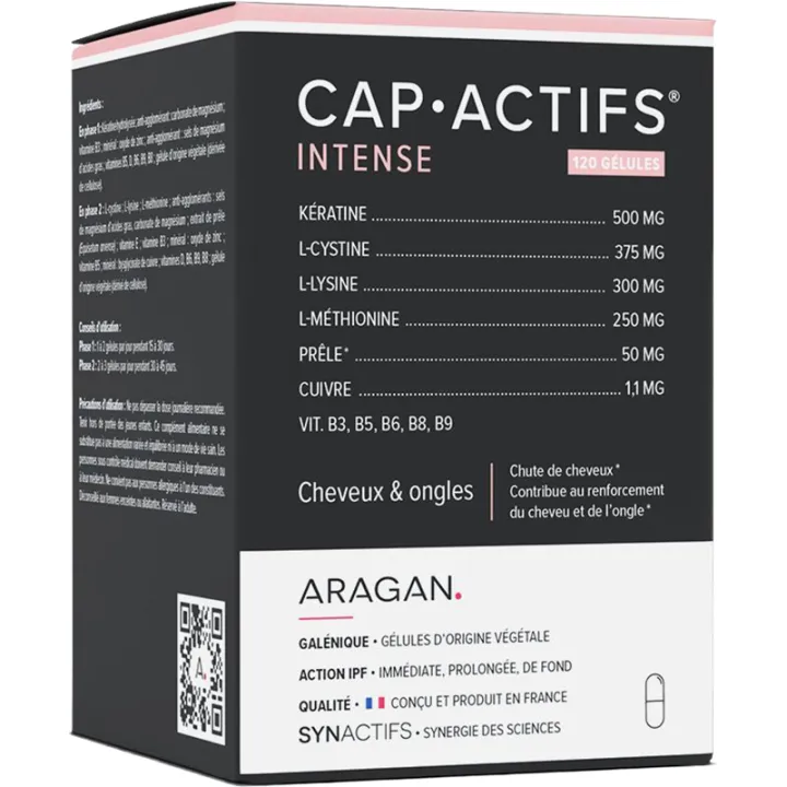 Cap-Actifs Intense Cheveux & Ongles Synactifs 120 gélules