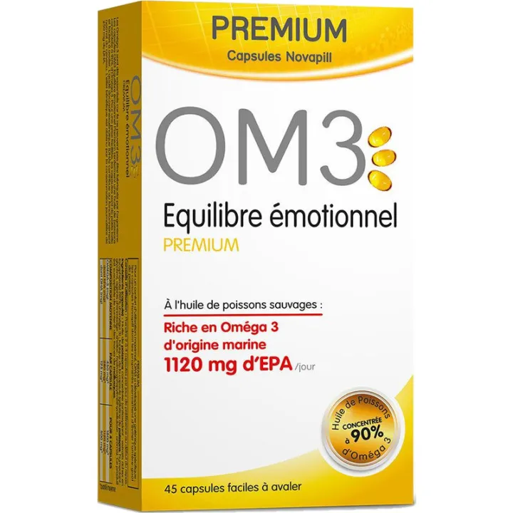 OM3 Premium Emotional Balance, 45 Capsules