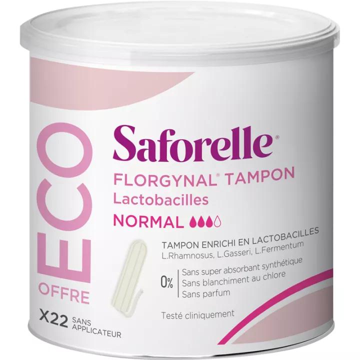 Florgynal Tampon Probiotique Restauration flore vaginale