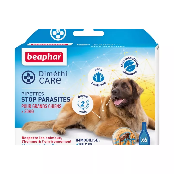Beaphar Dimethicare 6 Pipetas Stop Parasitos Para Perros