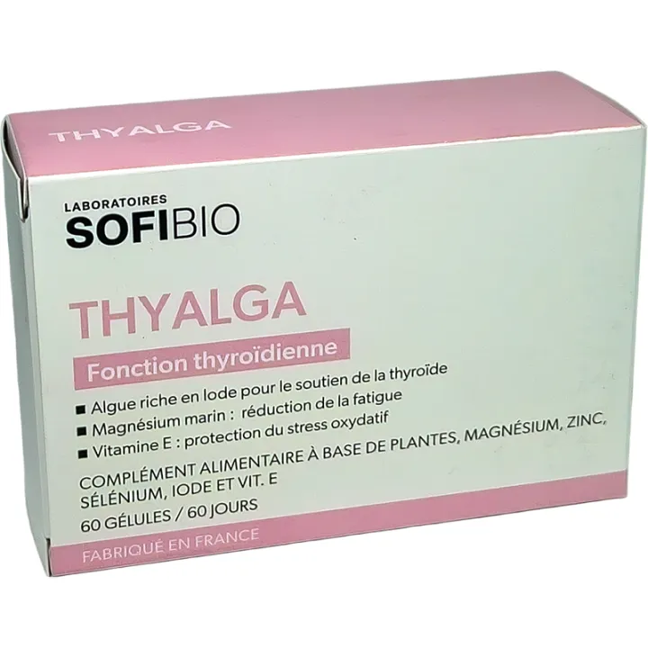 Sofibio Thyalga Thyroid Function 60 capsules