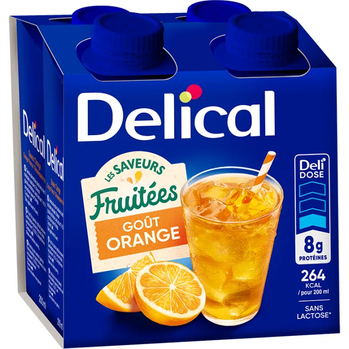 Bevanda ai sapori fruttati Delical 4x200ml