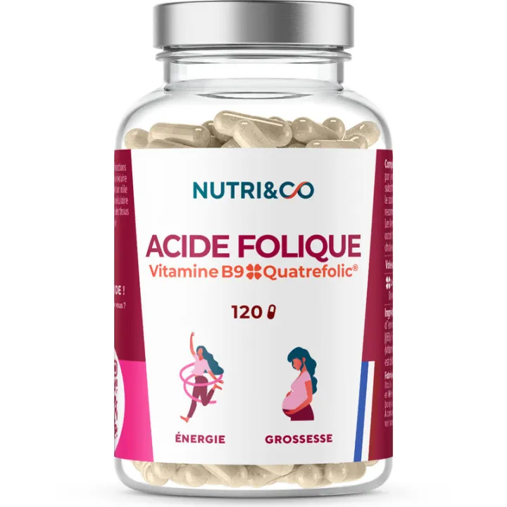 Nutri&Co Ácido Fólico 120 Cápsulas
