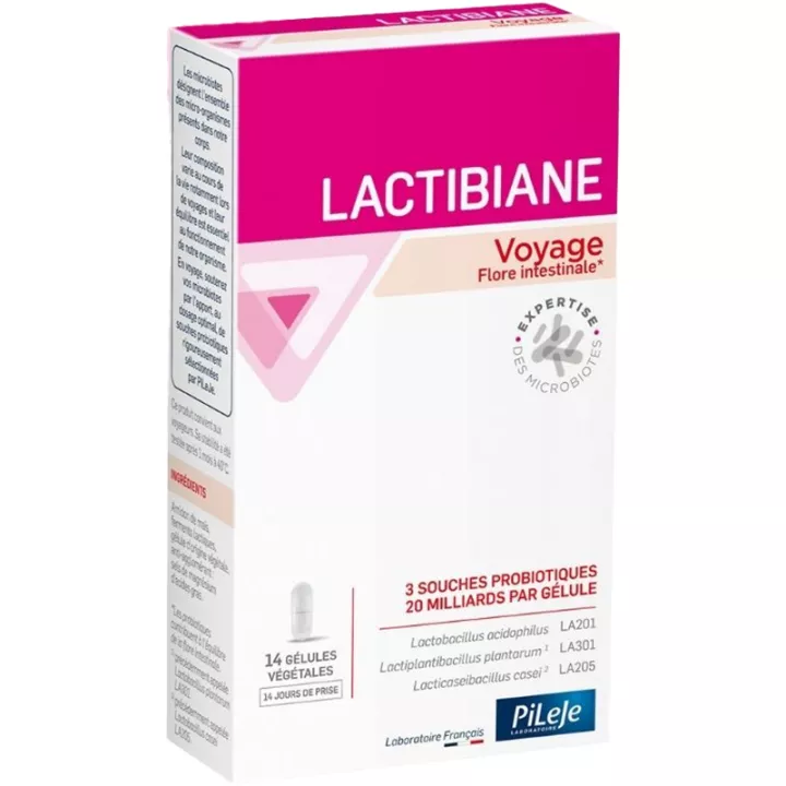 Lactibiane Voyage Pileje Confort Digestif 14 gélules