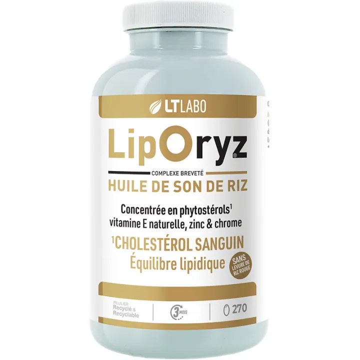 LT Labo Liporyz Rijstzemelenolie 270 Capsules