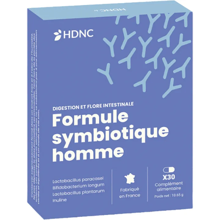 HDNC Symbiotique Homme 30 Gélules Végétales