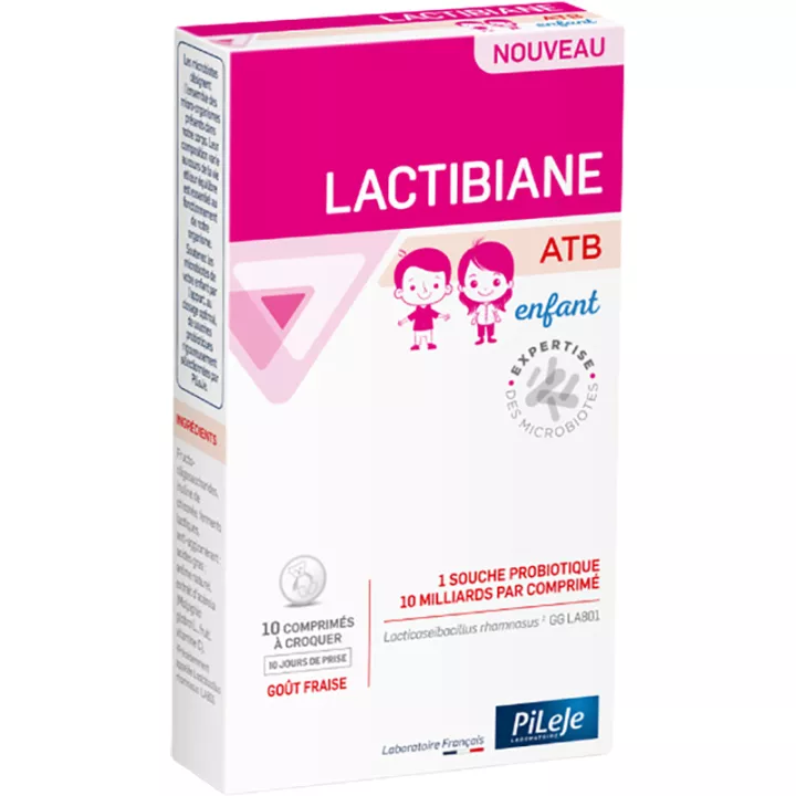 Lactibiane ATB Child Pileje 10 жевательных таблеток