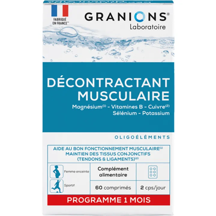 Relaxante muscular Granions 60 comprimidos