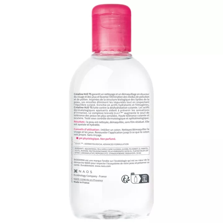 Crealine TS H2O miceloplossing Bioderma 500ML