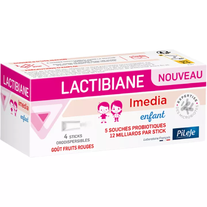 Lactibiane Imedia Pileje Enfant sticks orodispersibles