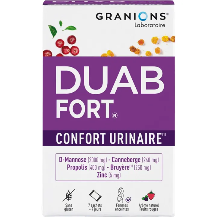 Duab Fort 7 Granions sachets troubles urinaires