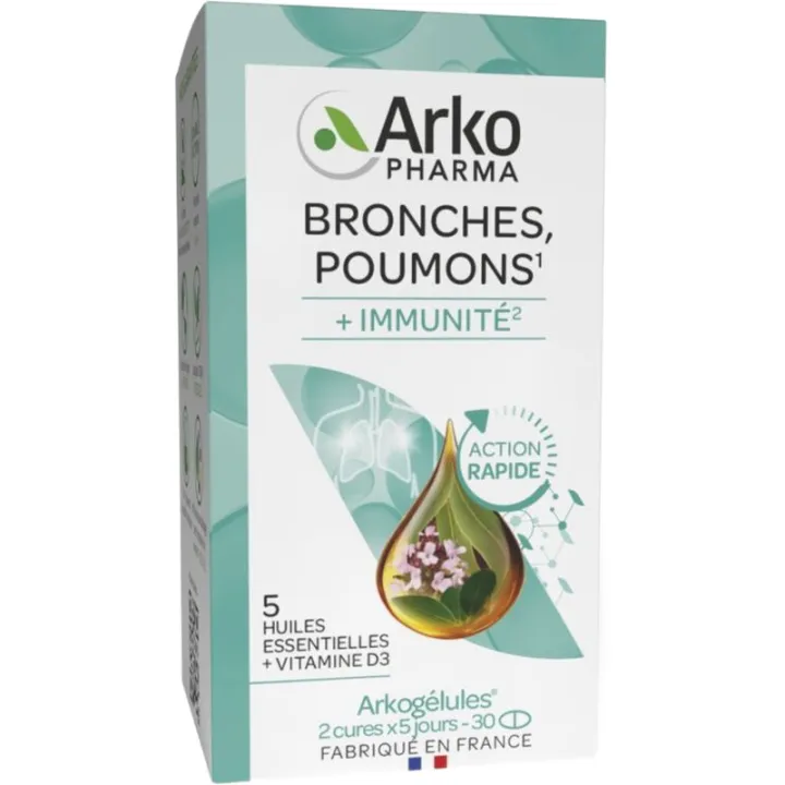 Arkogélules Bronches Poumons 30 capsules