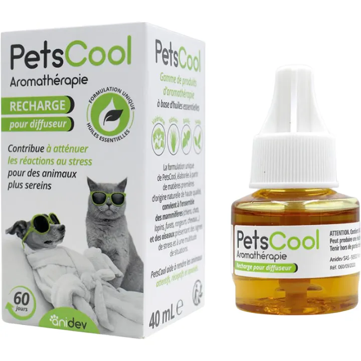 Petscool Aromatherapie Anti-Stress Diffusor + Nachfüllpackung 40ml
