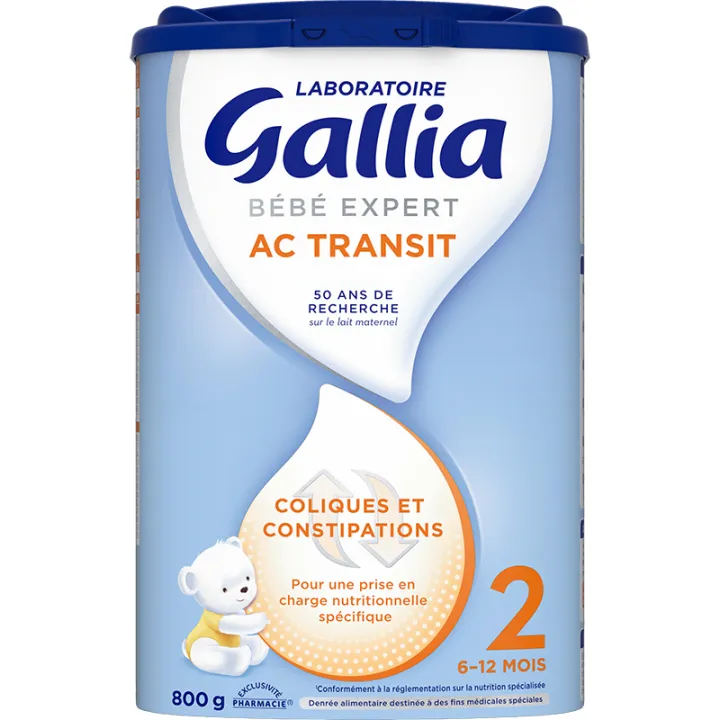 Gallia Bébé Expert AC Transit от коликов и запоров, 800 г