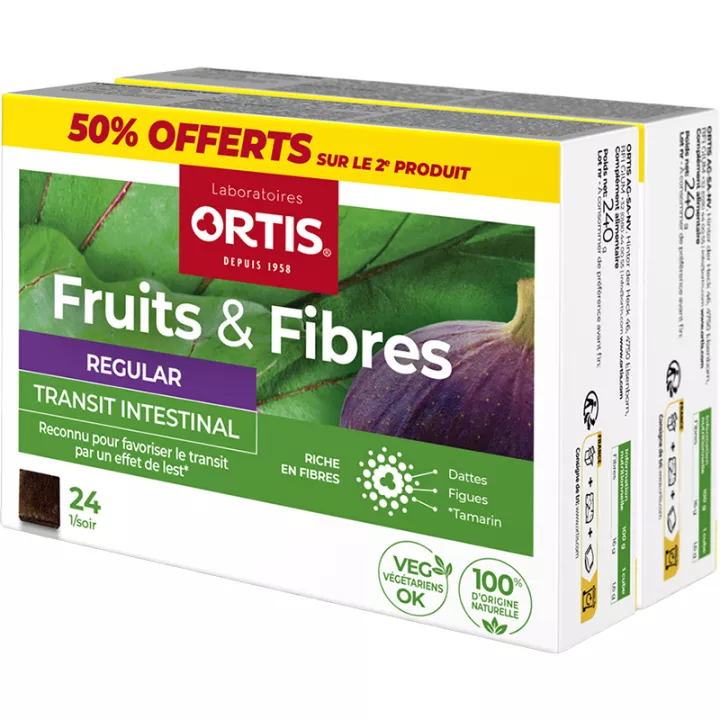 Frutta e fibre Ortis Transito intestinale regolare