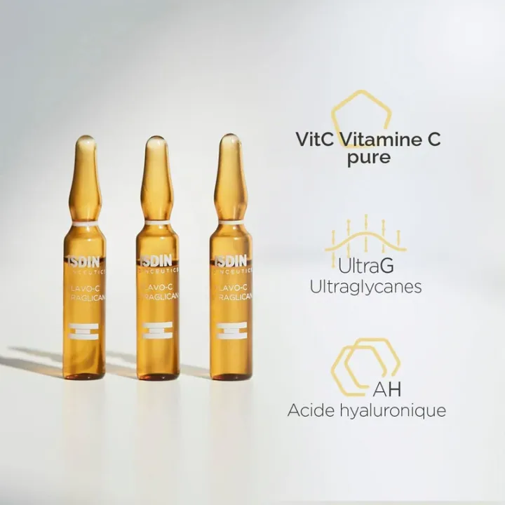 Isdin Flavo C Ultraglican Serum ampoule