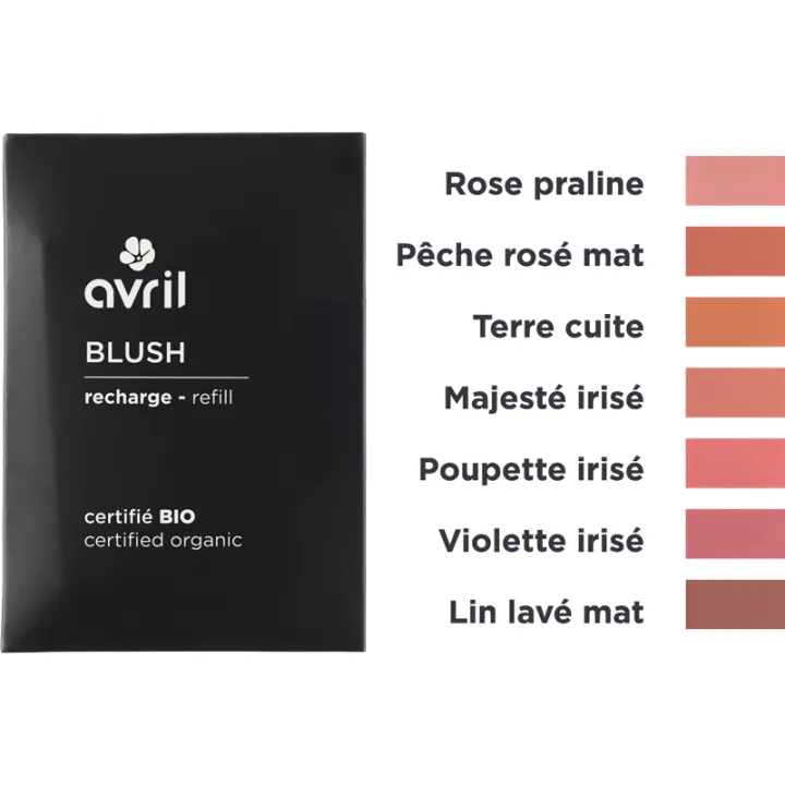 Avril Blush Organic Palette Refill