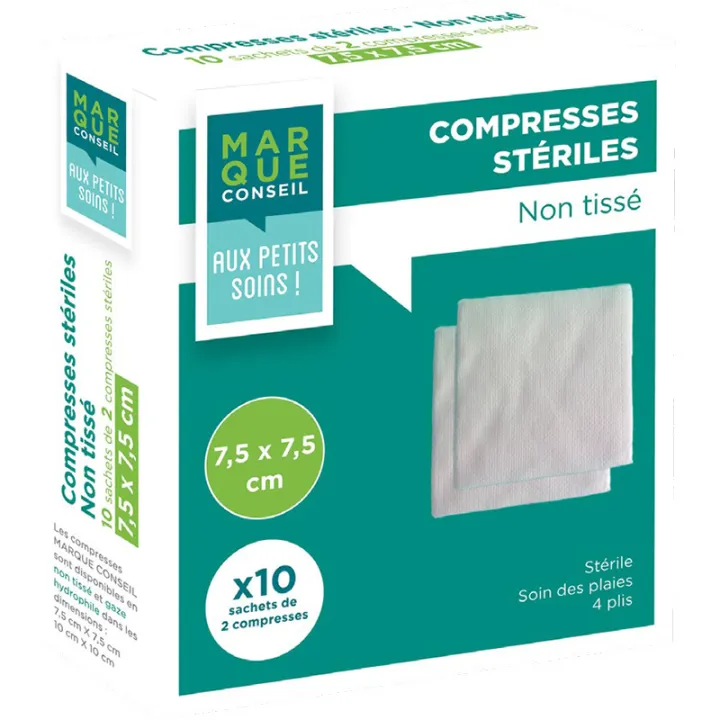 Compresses Non Tissé Stériles Marque Conseil