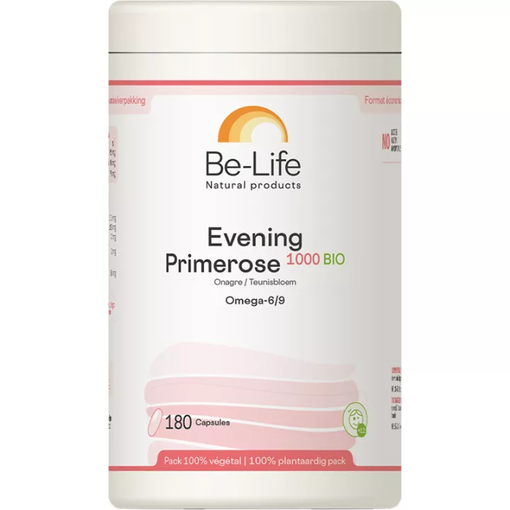 Be-Life Evening Primerose 1000 Biologische Omega 6-9 