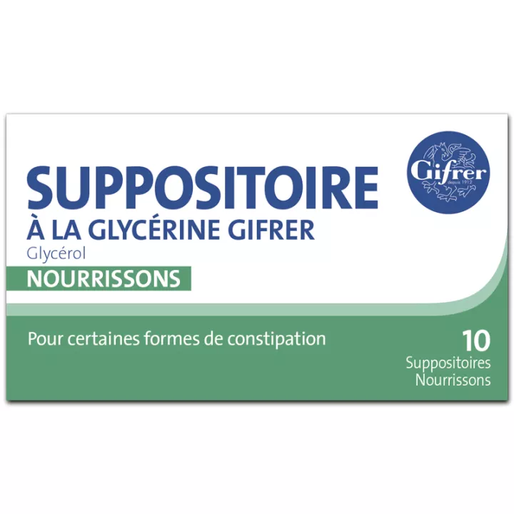 Глицерин Suppostoire Bébé Gifrer /10