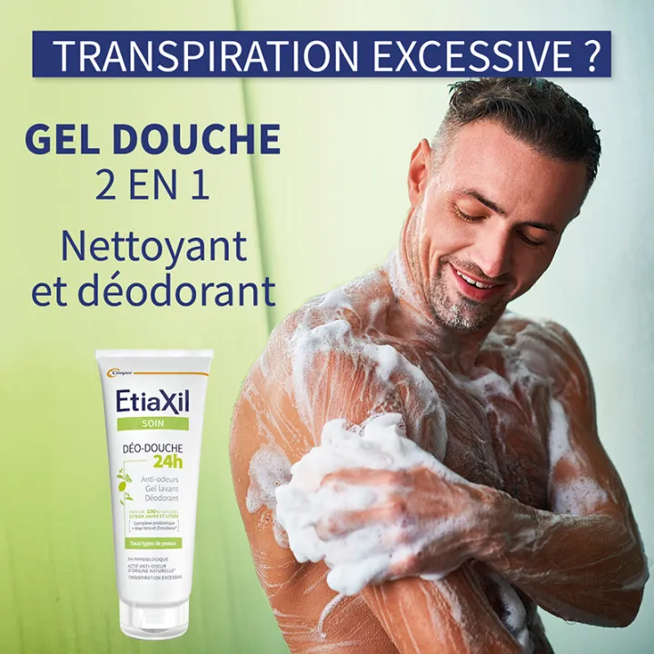 Etiaxil Gel Lavant Déo-Douche 24H Tous Types de Peaux 200 ml