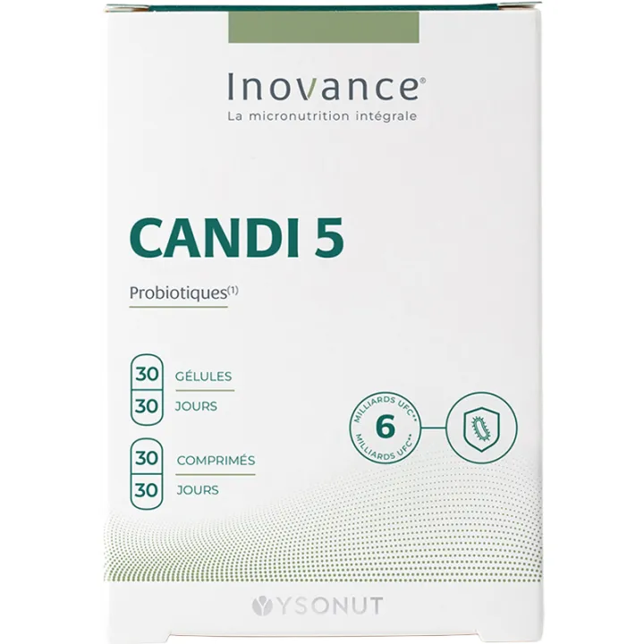 Inovance Candi 5 Slijmvliesbalans 30 capsules + 30 tabletten