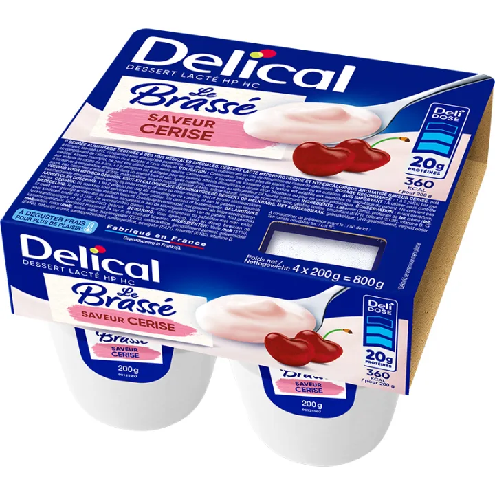 Delical Dessert Lacté HP HC Le Brassé 4x200g
