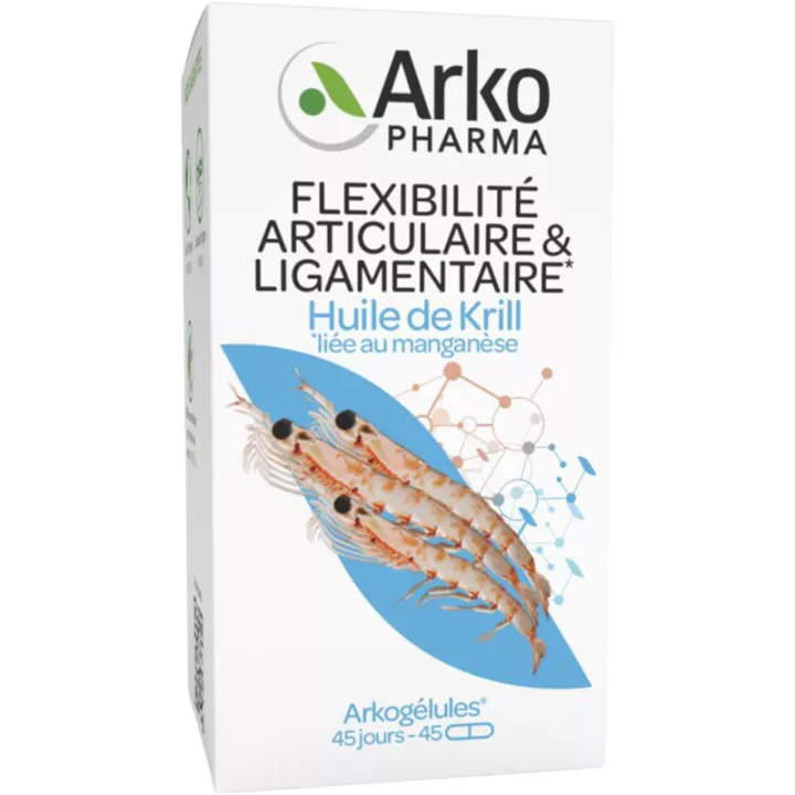 Arkogélules Krill Oil Manganese Joint Comfort 45 capsules