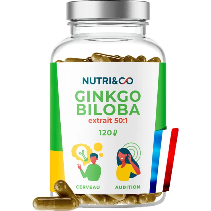 Nutri&Co Ginkgo Biloba 120 gélules