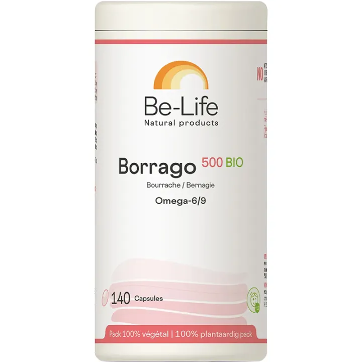 Be-Life Borrago 500 Borragine Organica Omega 6-9