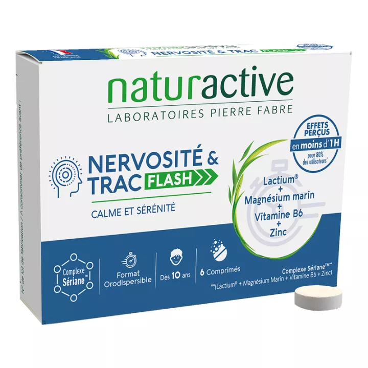 Naturactive Nervosité et Trac Flash 6 tabletten