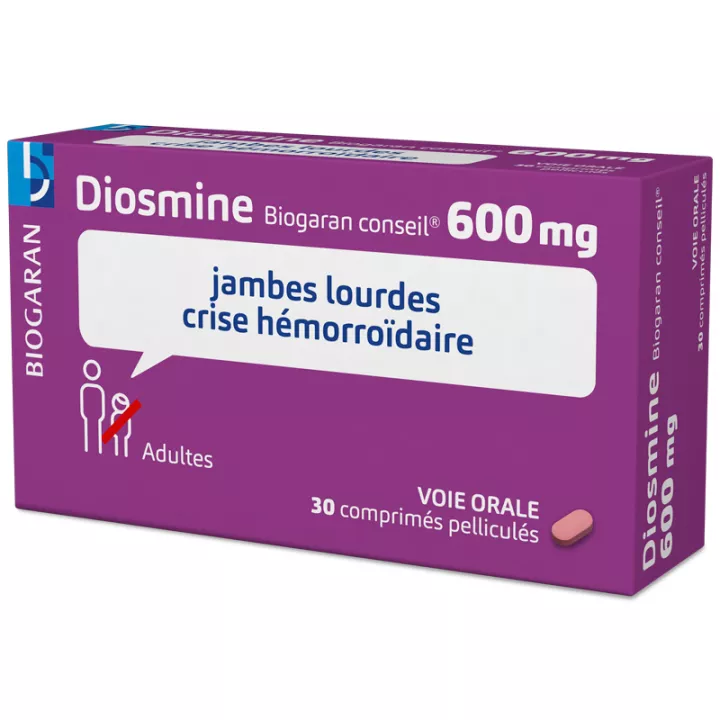 Diosmina Biogaran Conseil 600 mg 30 compresse