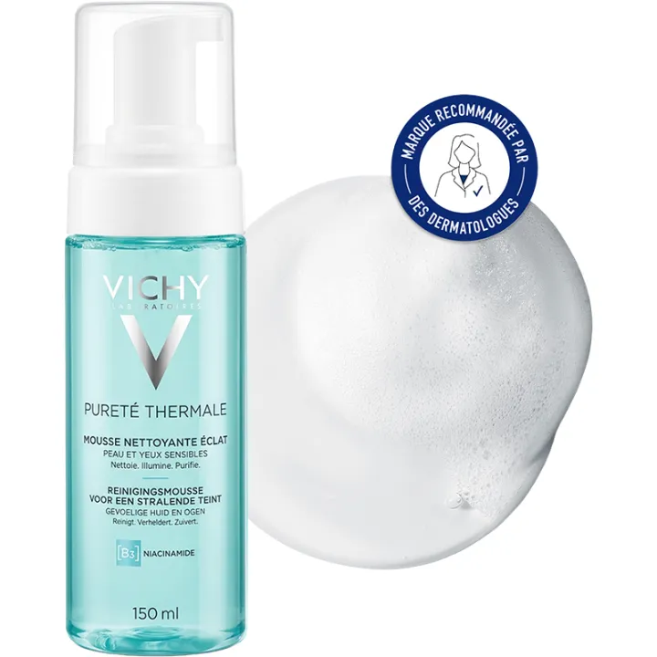 Vichy Pureté Thermale Glänzender Reinigungsschaum 150 ml