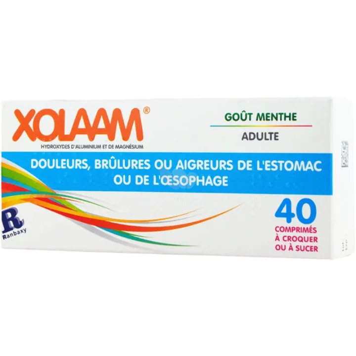 Xolaam 40 comprimidos - Dores de estômago