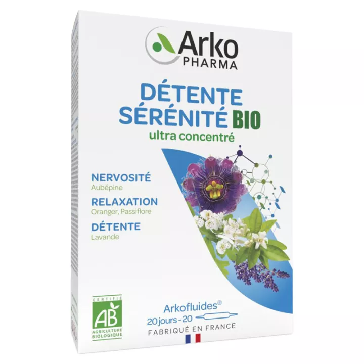 Arkofluides Organic Sueño Relajación 20 viales