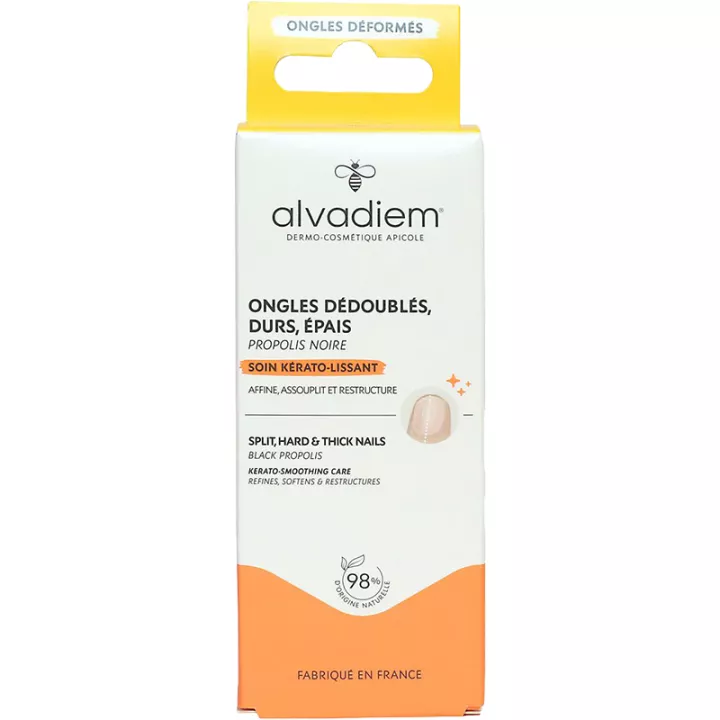 Alvadiem Cuidado de Uñas Queratoalisante con Propóleo Negro 10 ml