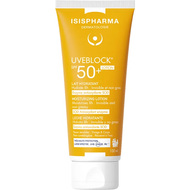Uveblock Moisturizing Milk SPF50+ Isispharma 100ml