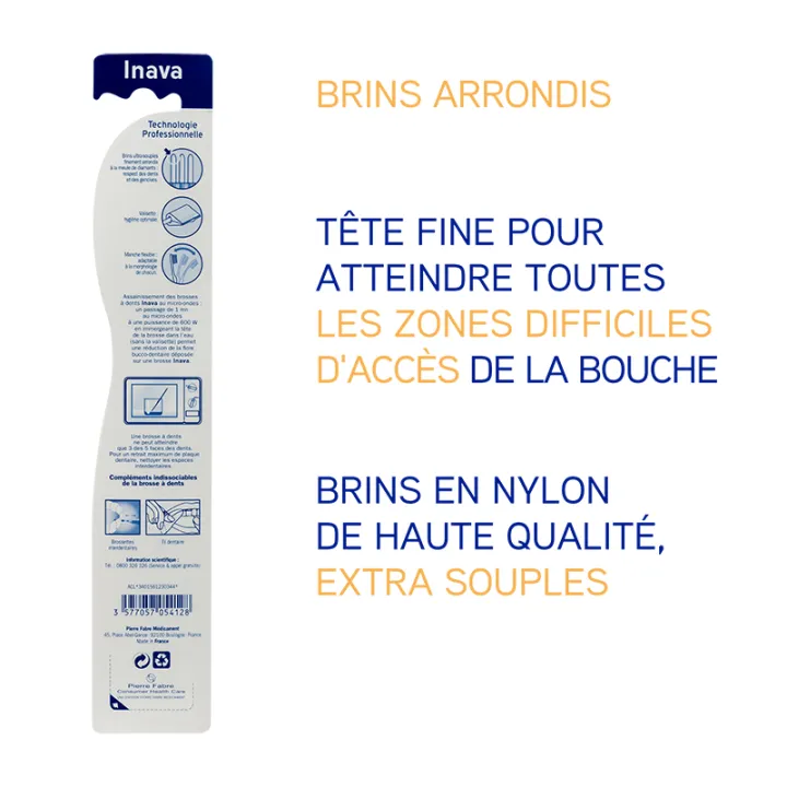 Brosse à dent Inava Chirurgicale 15/100 post-opératoire