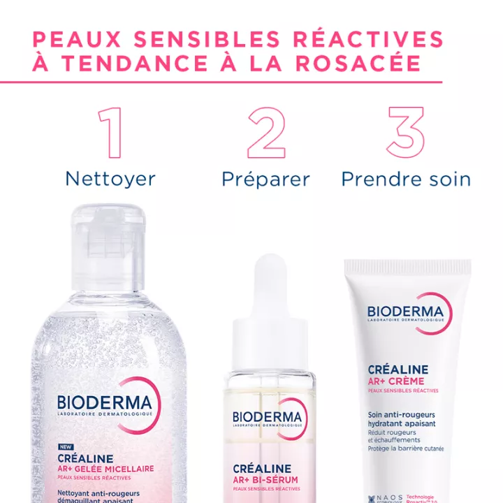 Bioderma Crealine AR+ Bi-Serum gegen Rötungen 30 ml