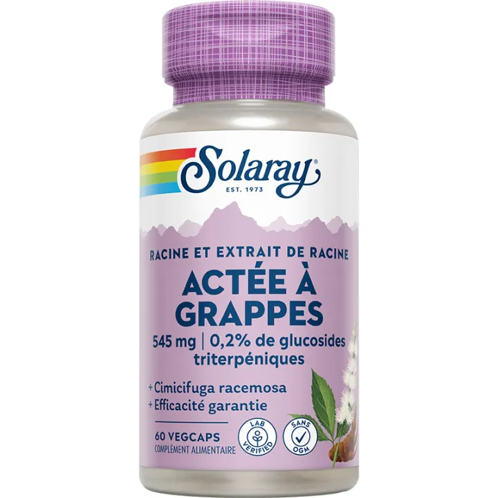 Solaray Zwarte Cohos 545 mg Capsules