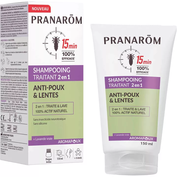 Pranarom Aromapoux Anti-Läuse Behandlung 2 in 1 Bio