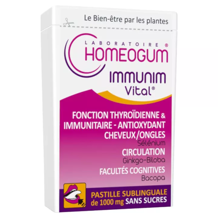 Пастила подъязычная Homeogum Immunim Vital 40g