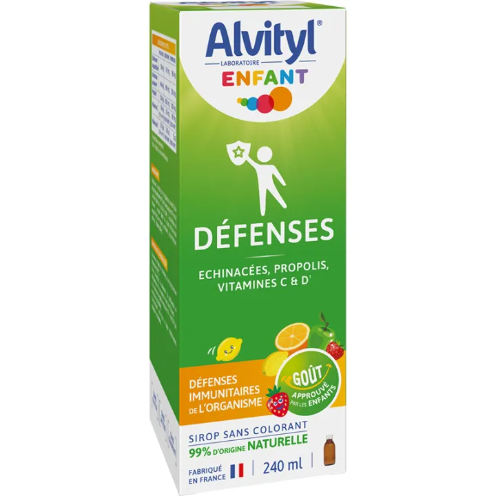 Alvityl Défenses Сироп эхинацеи, прополиса, витамина C и D 240 мл