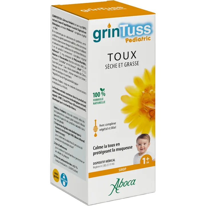 GrinTuss Pediátrico Tos Seca y Grasa Aboca