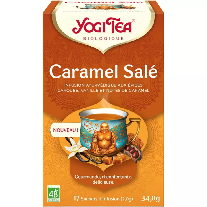 Yogi Tea Caramel Salé Bio Infusion 17 sachets